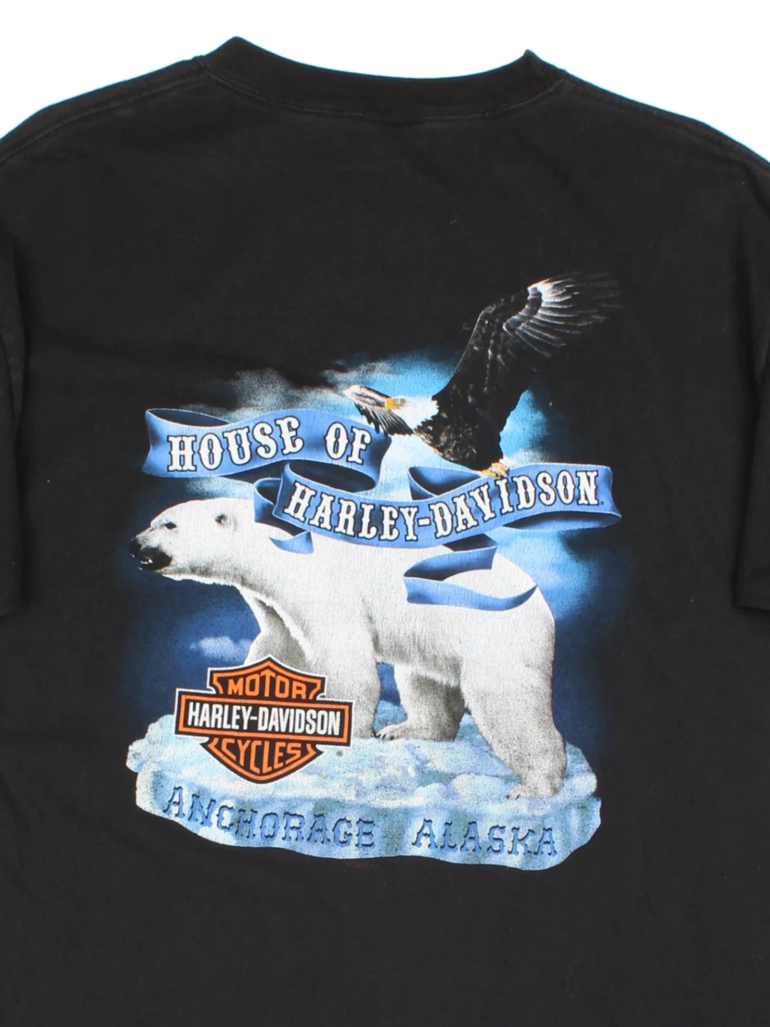 00's Harley-Davidson Anchorage Alaska T-Shirts (Size M)