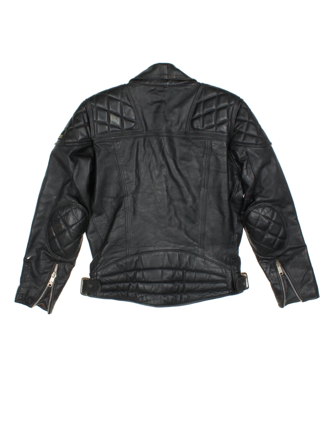 TT 80's Leather Biker Jacket (Size M)
