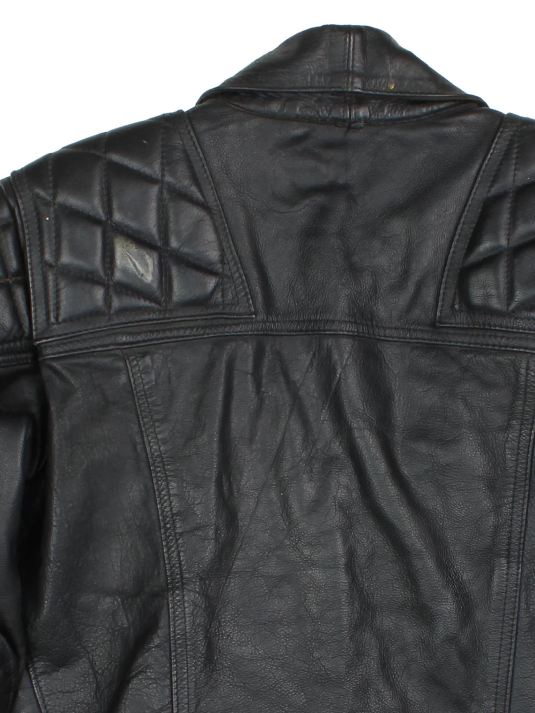 TT 80's Leather Biker Jacket (Size M)
