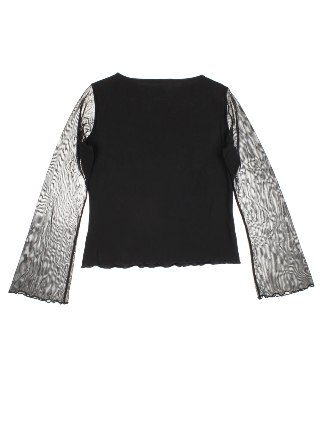 Y2K Mesh Embellished Top (Size M)