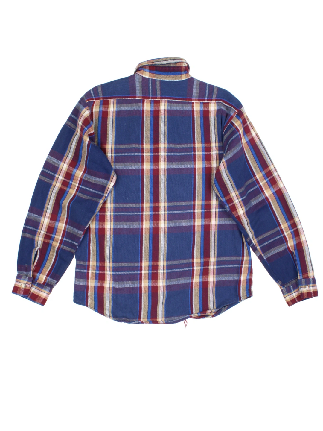 90's Checked Flannel Shirt (Size L)