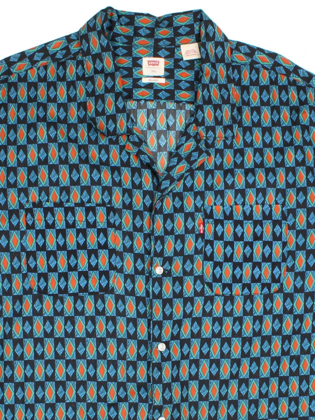 Levi Strauss Geometric Shirt (Size XXL)