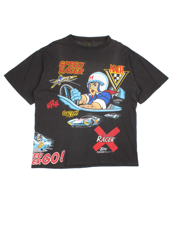 92 Speed Racer x Japanese Anime Single Stitch T-Shirt (Size L)
