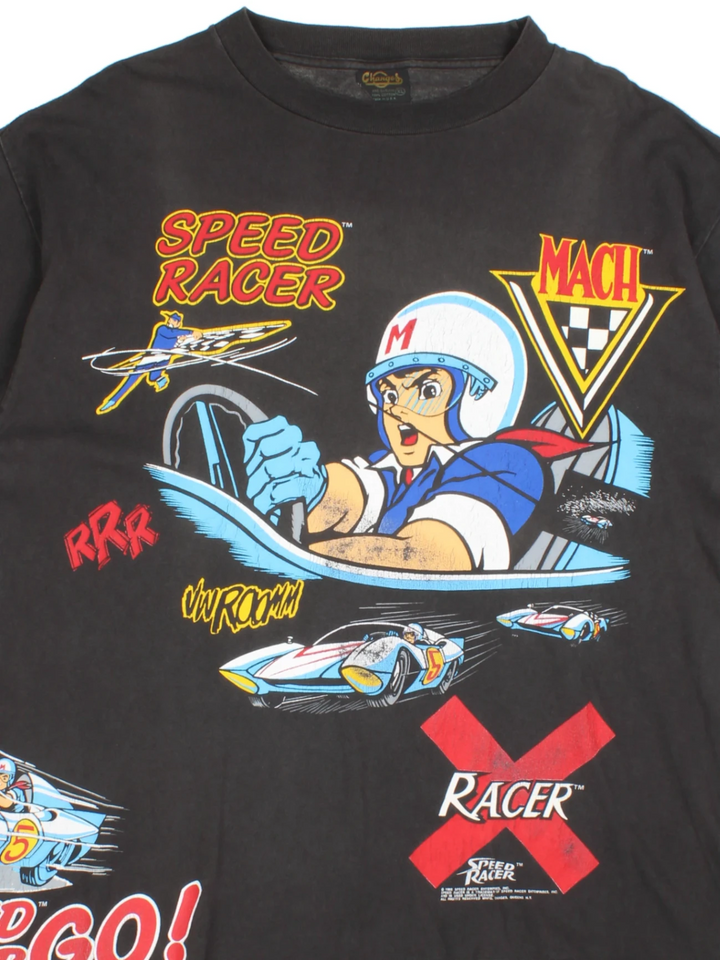 92 Speed Racer x Japanese Anime Single Stitch T-Shirt (Size L)