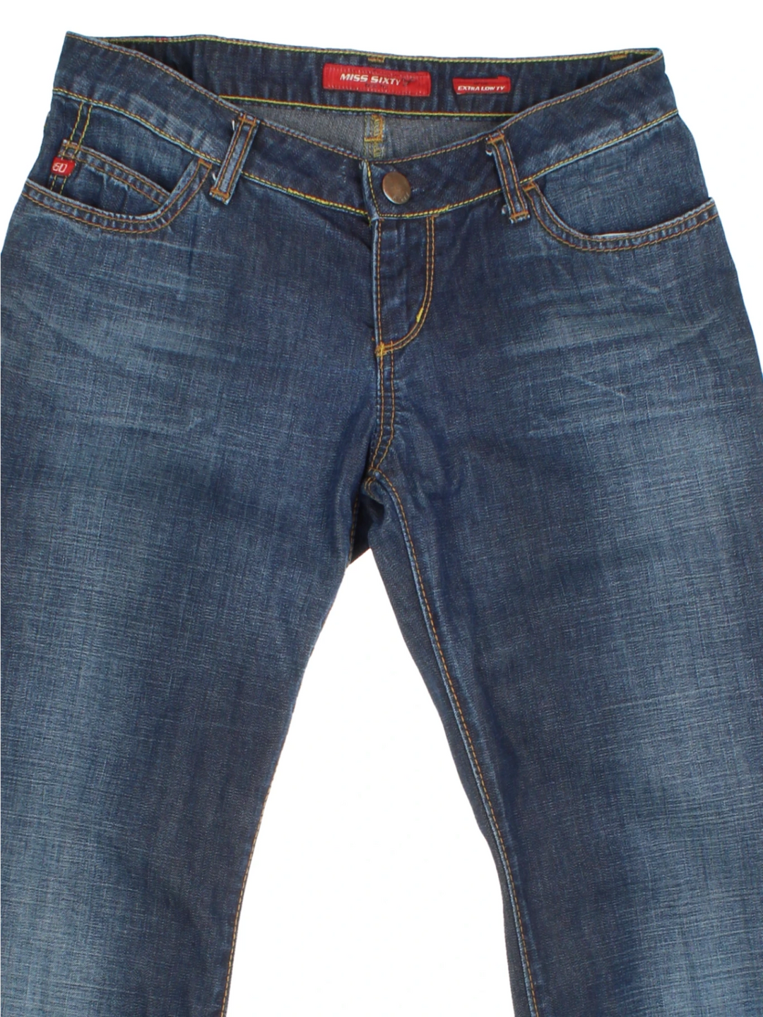 Miss Sixty Low Rise Flared Jeans (Size L)