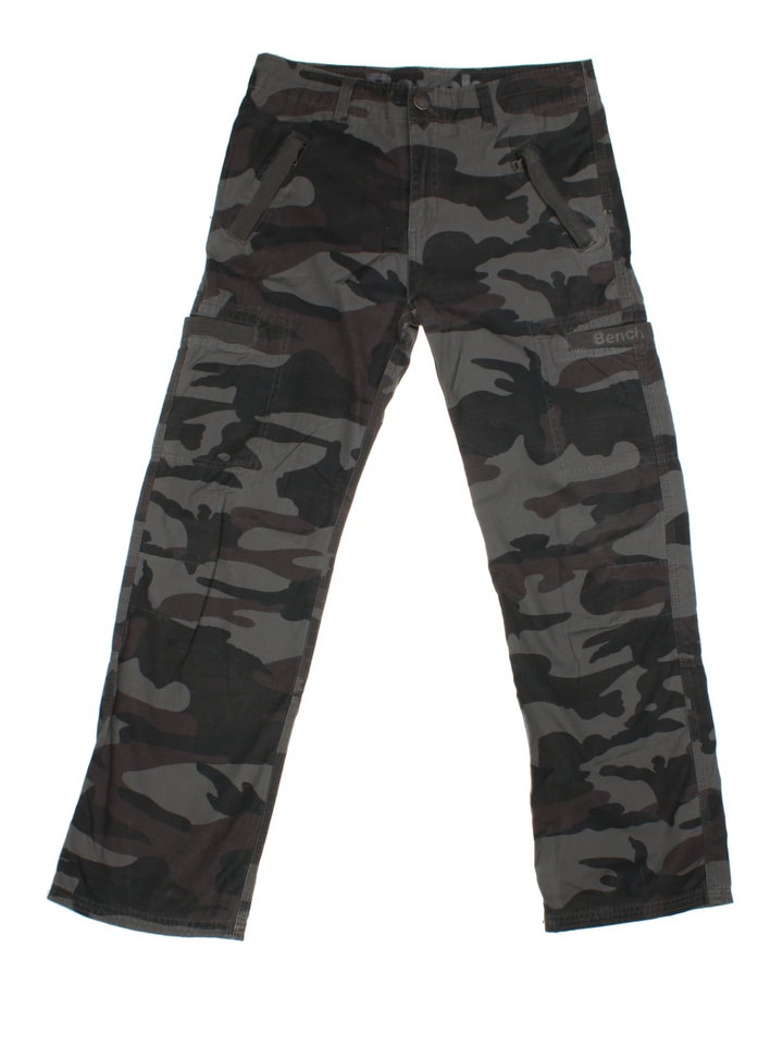 Bench Camo Cargo Trousers (Size L)