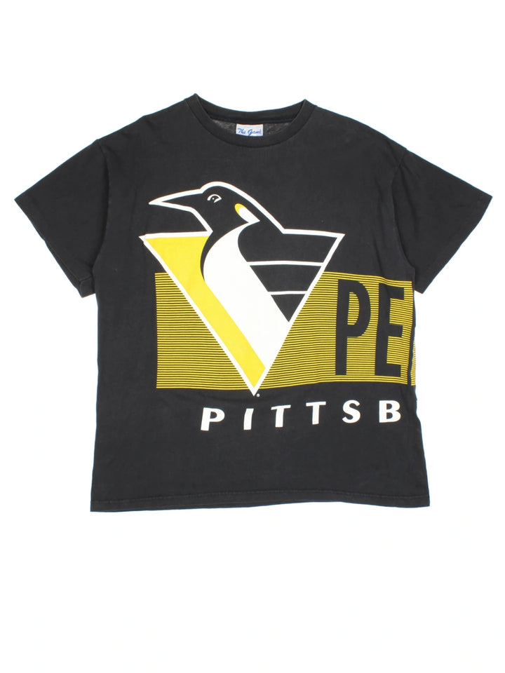 90s NHL Pittsburgh Penguins T-Shirt (Size XL) - VintageFolk