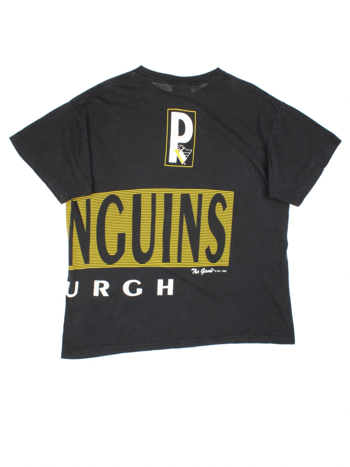 90s NHL Pittsburgh Penguins T-Shirt (Size XL) - VintageFolk