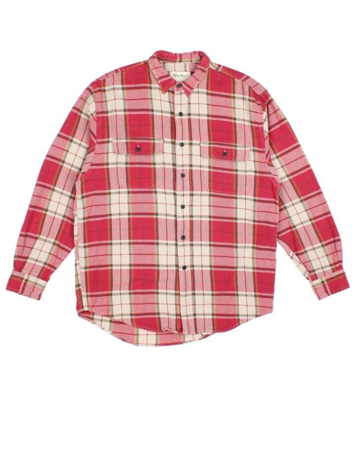 Eddie Bauer Checked Shirt (Size L)