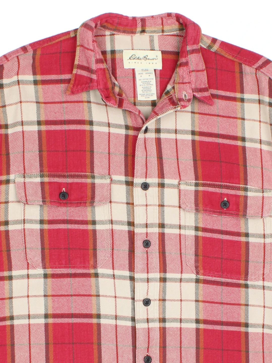 Eddie Bauer Checked Shirt (Size L)
