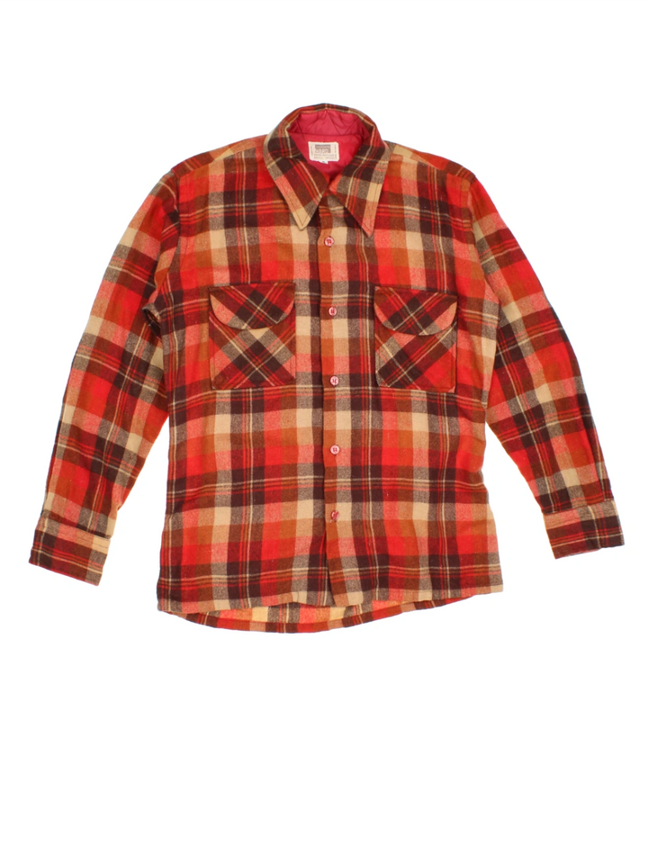 70s Flannel Shirt (Size S)