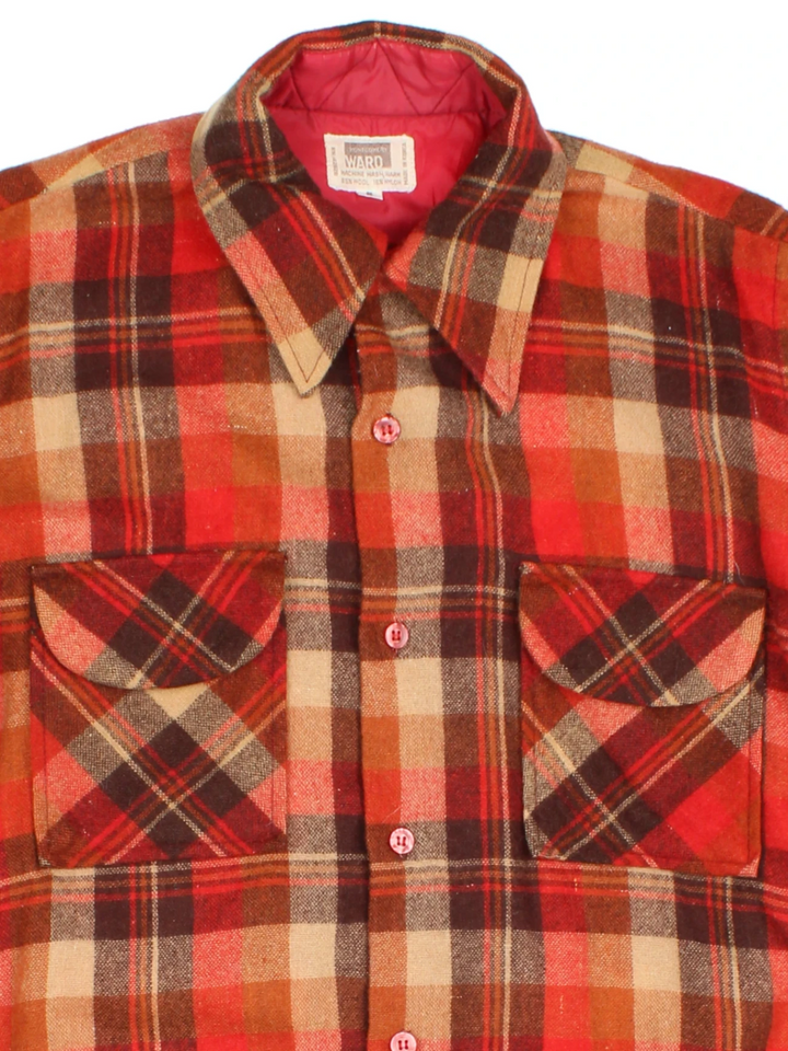 70s Flannel Shirt (Size S)