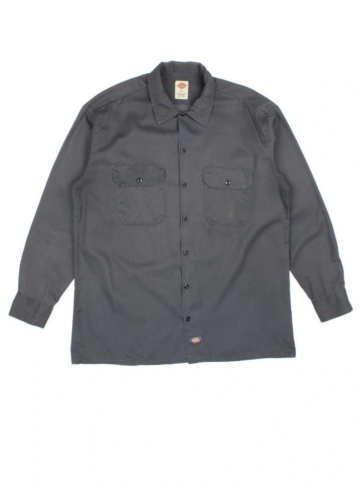 Dickies 574 Long Sleeve Work Shirt (Size L)