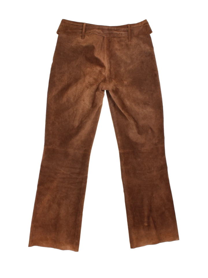 ARMA Low Rise Suede Flares (Size XXL)