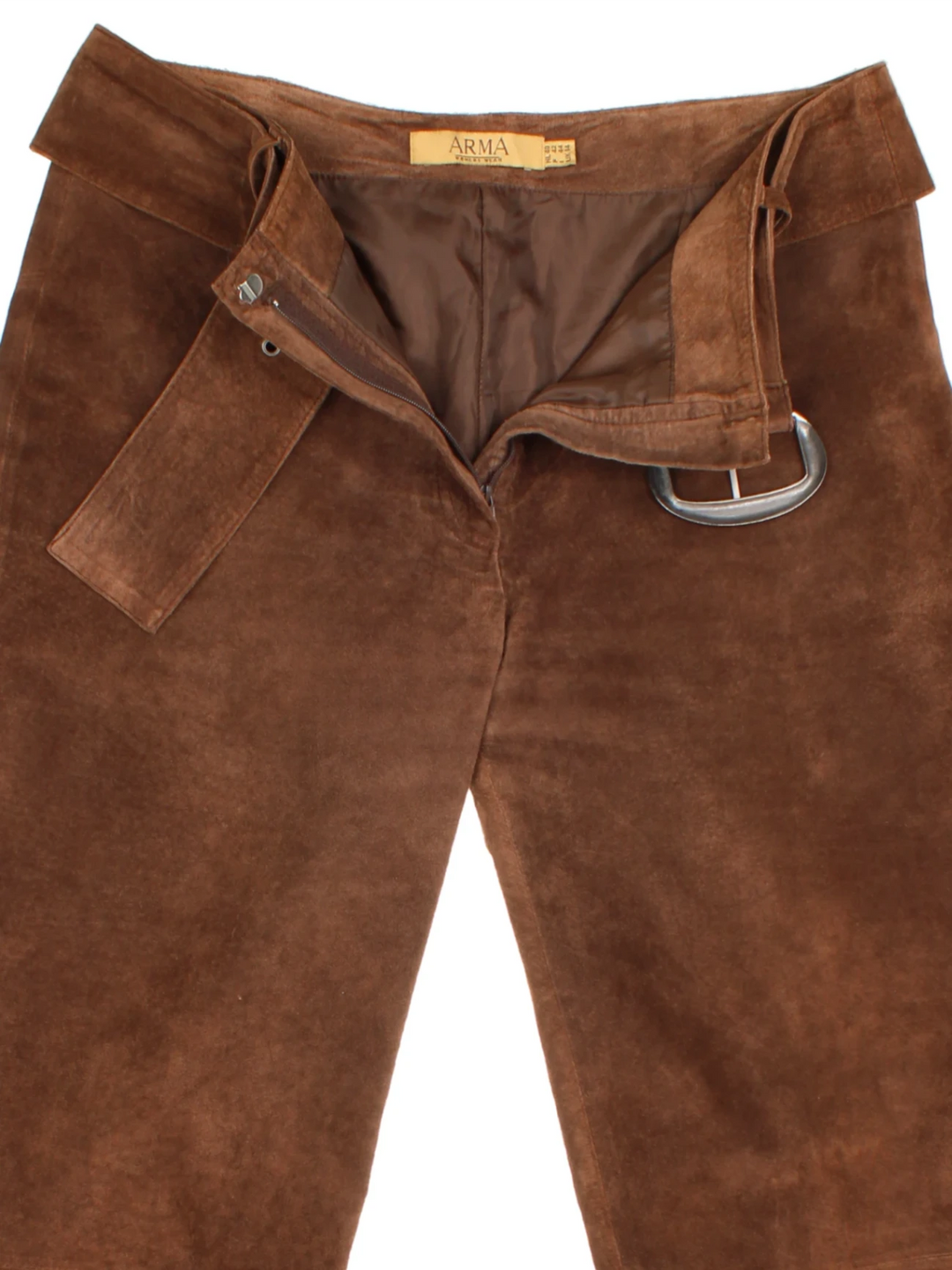 ARMA Low Rise Suede Flares (Size XXL)