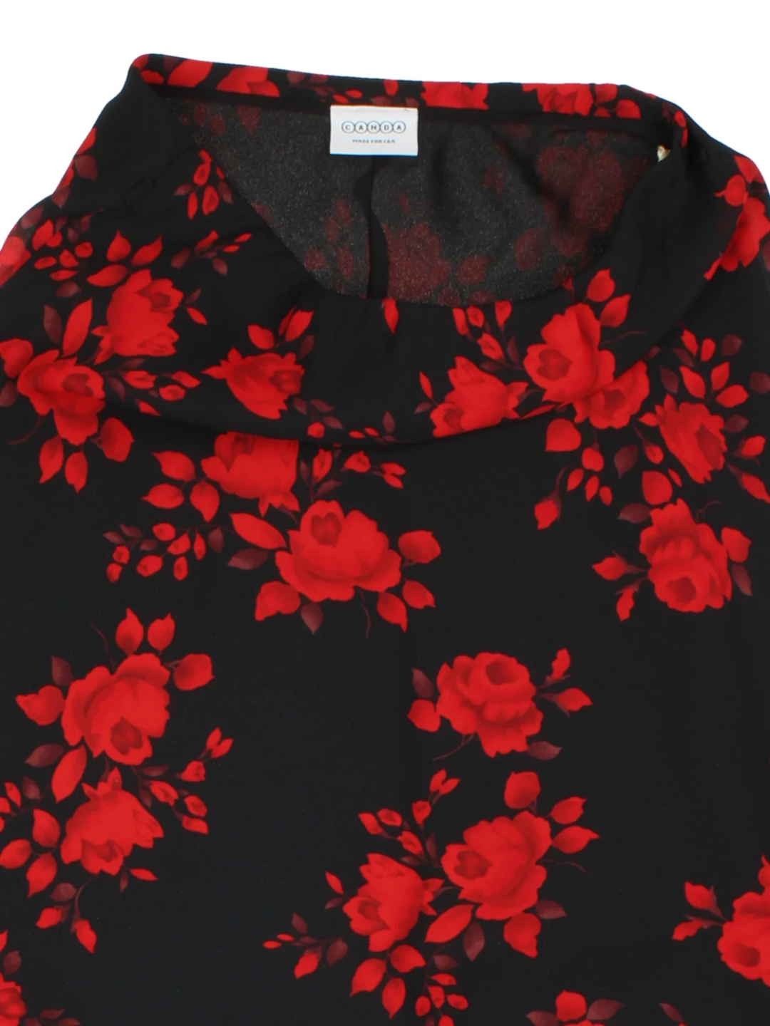 Y2K Floral Layered Midi Skirt (Size M)