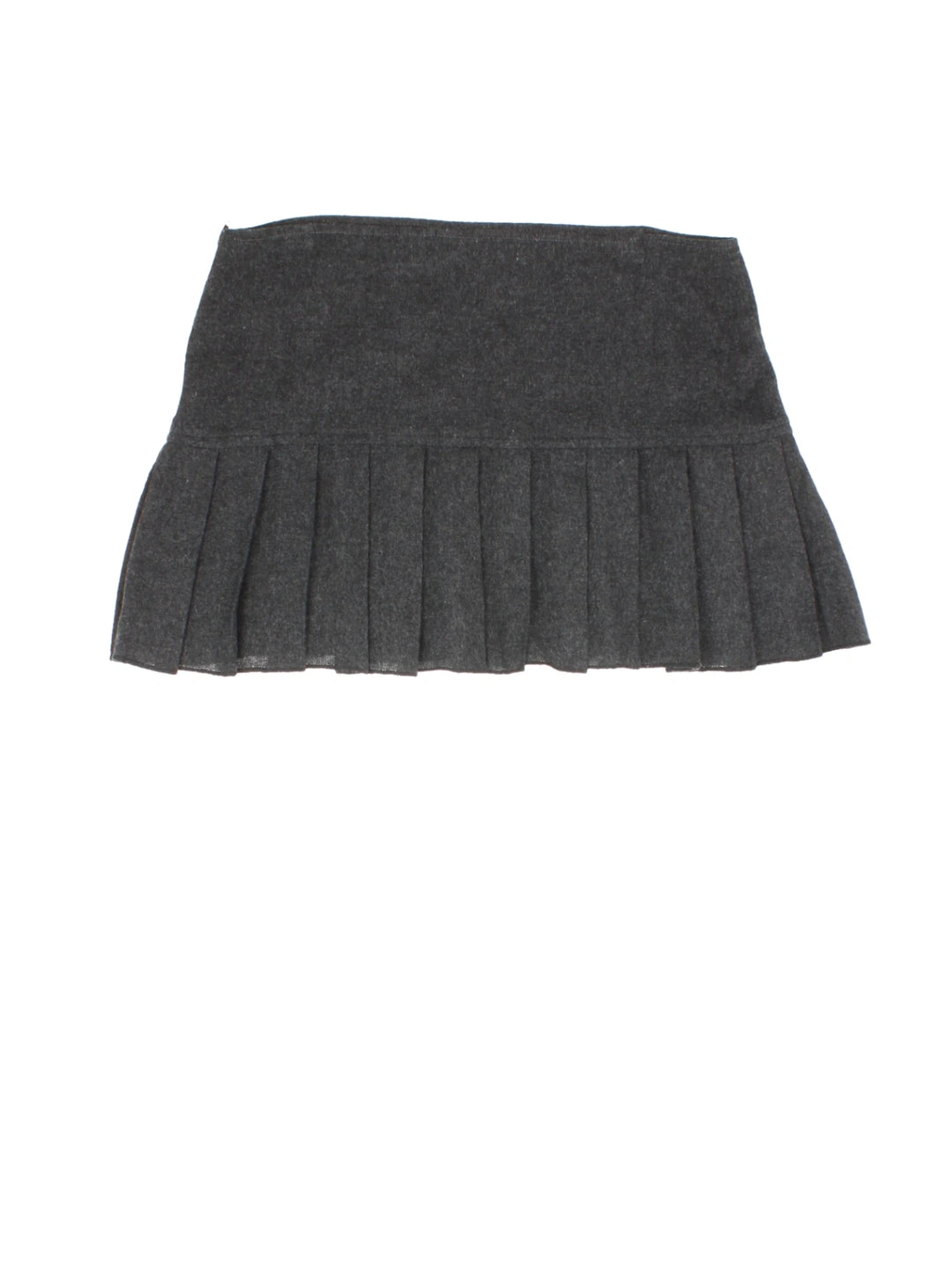 Y2K Pleated Mini Skirt (Size XL)