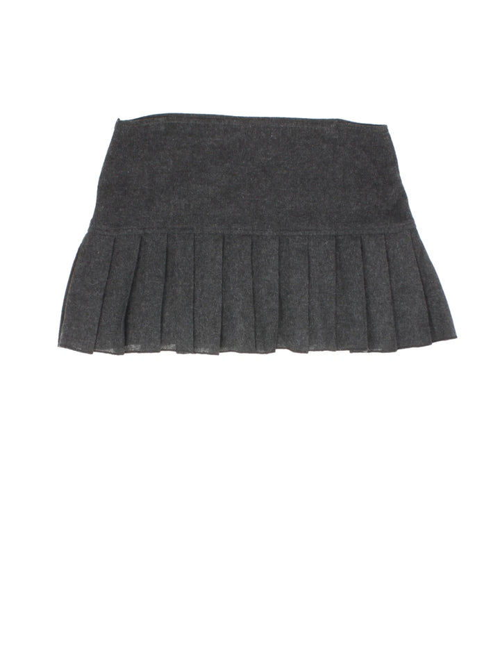 Y2K Pleated Mini Skirt (Size XL)