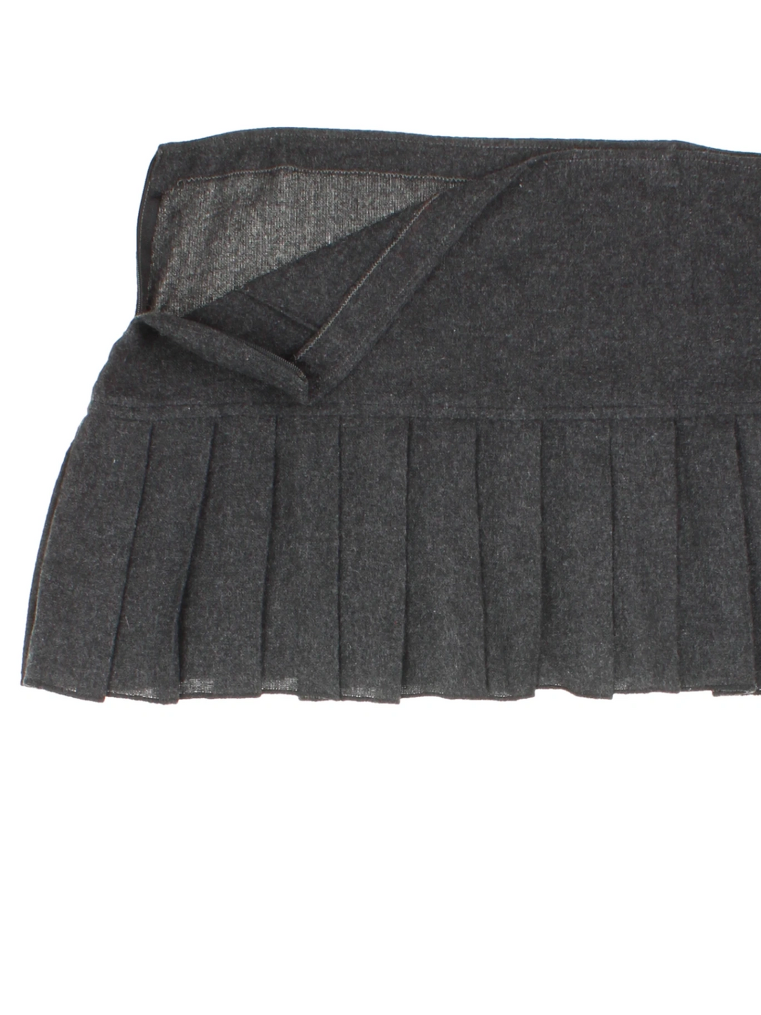 Y2K Pleated Mini Skirt (Size XL)