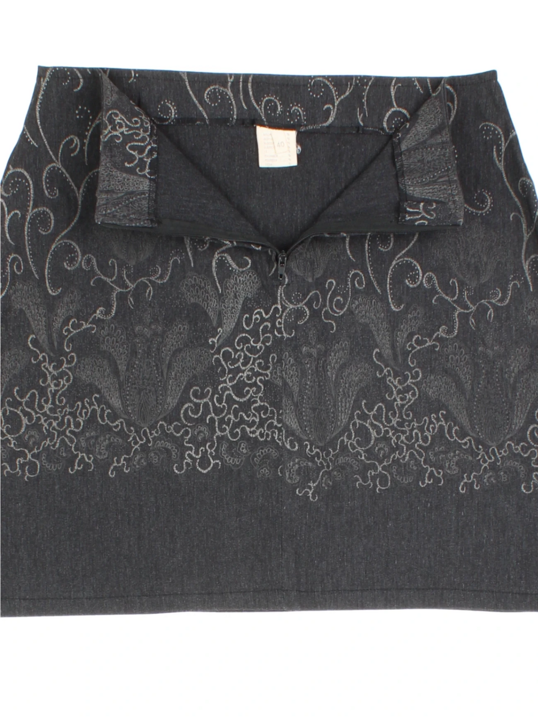 90's Printed Mini Skirt (Size M)