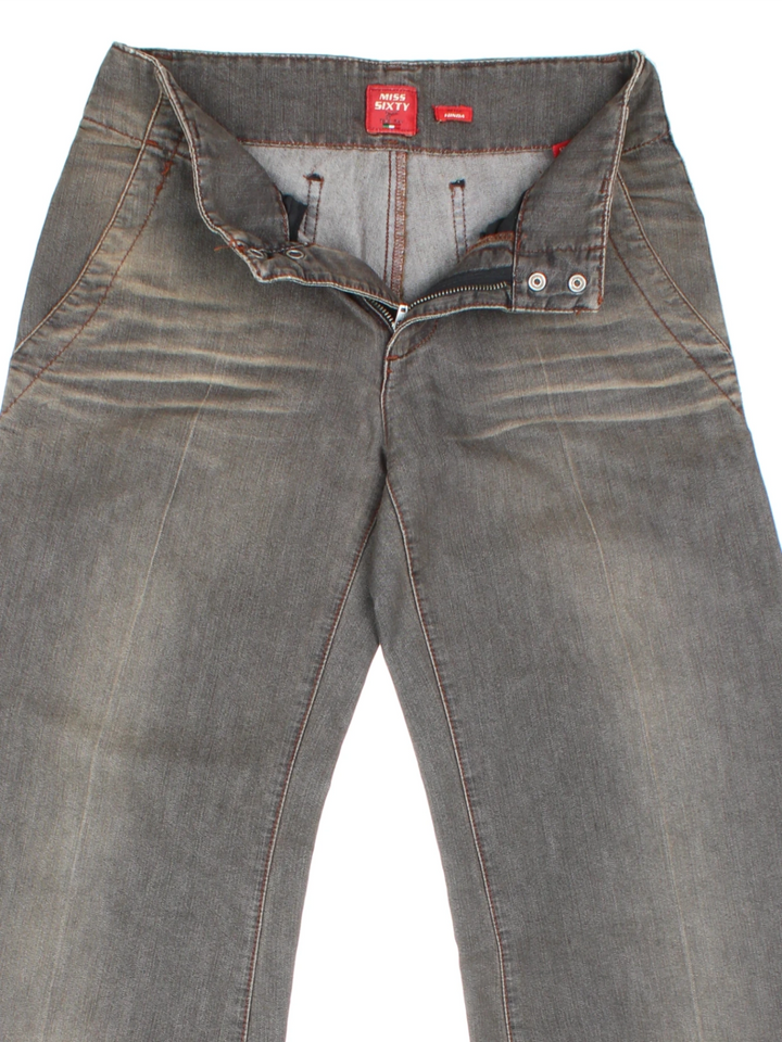 Y2K Miss Sixty Extreme Flare Jeans (Size XS)