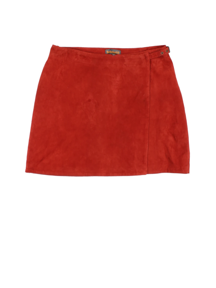 90's Timberland Suede Mini Skirt (Size XXL)