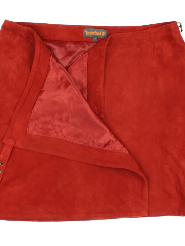 90's Timberland Suede Mini Skirt (Size XXL)