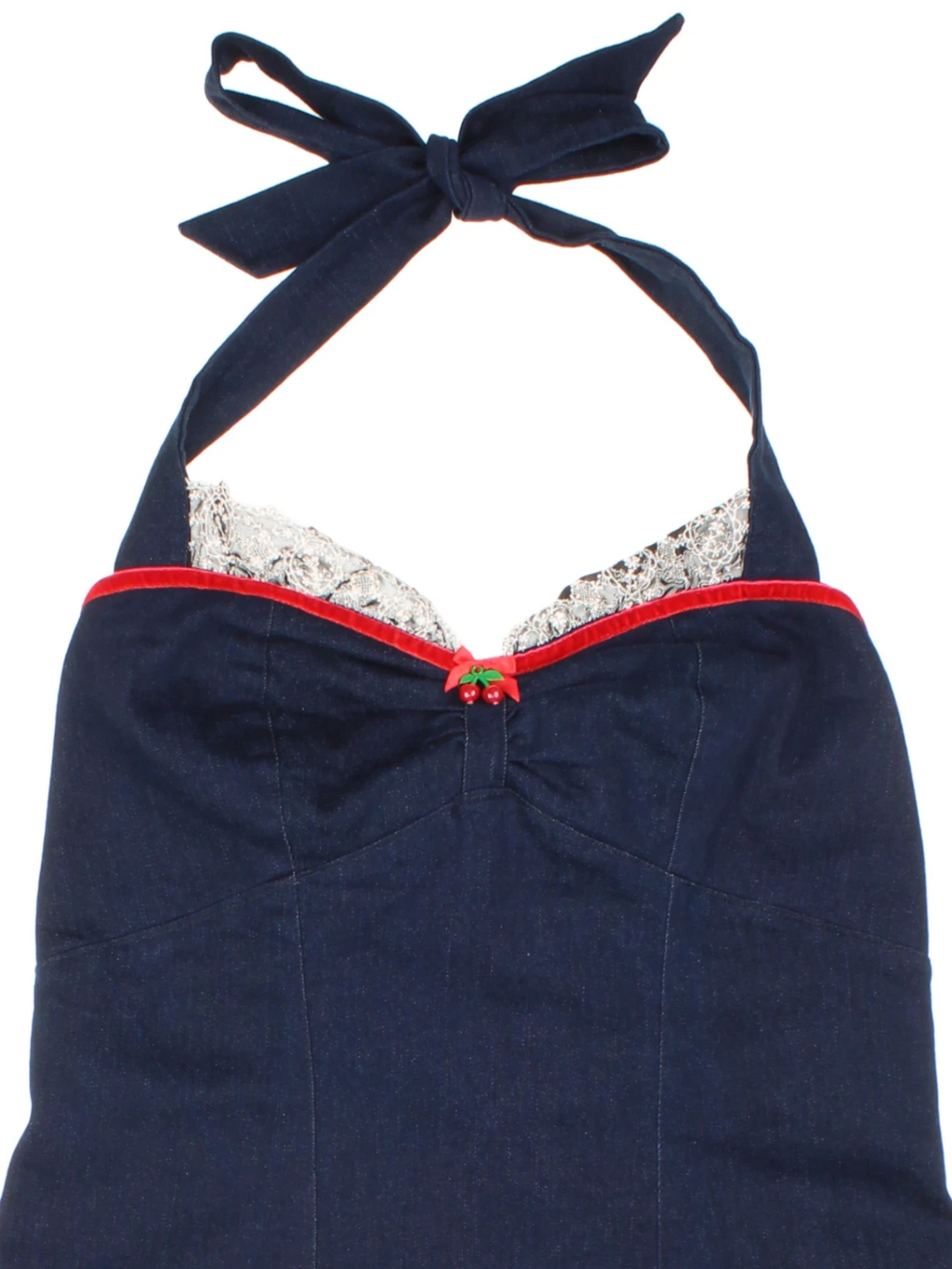 50's Style Halterneck Top (Size XXS)