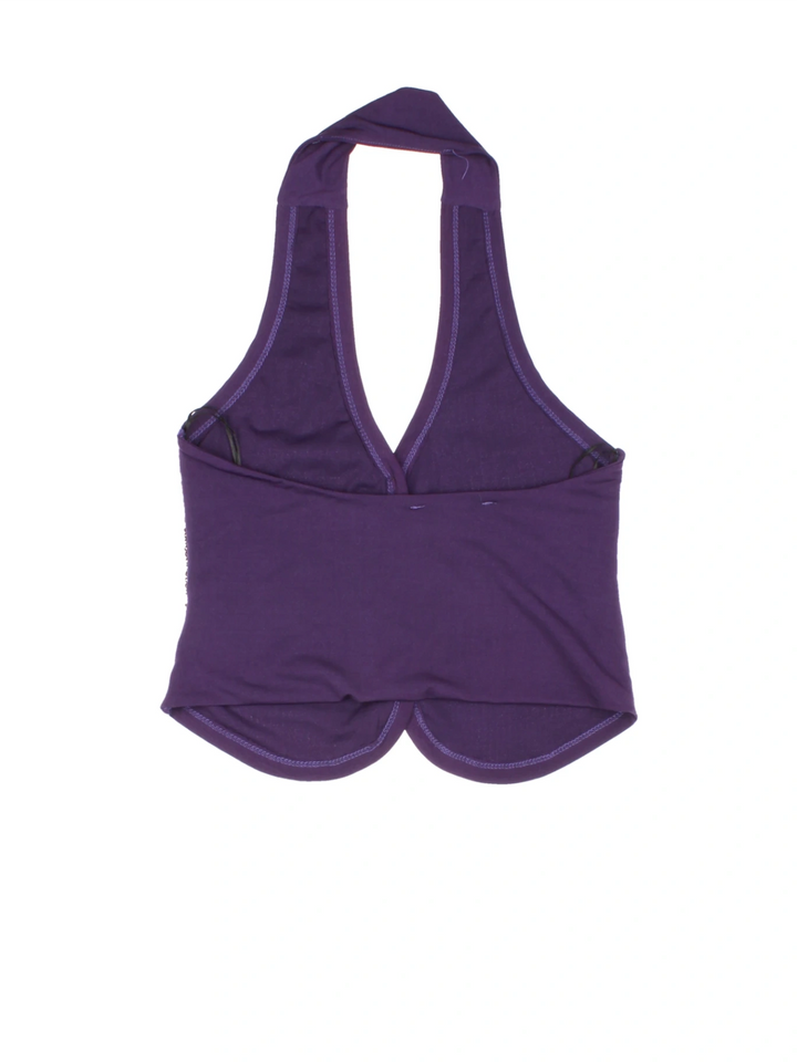 Y2K Sequin Halter Neck Top (Size XXS)