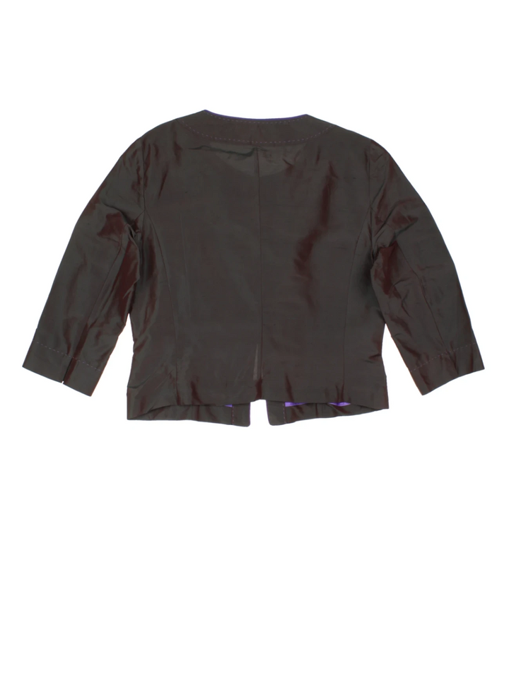 Y2K Button Up Bolero Top (Size M)