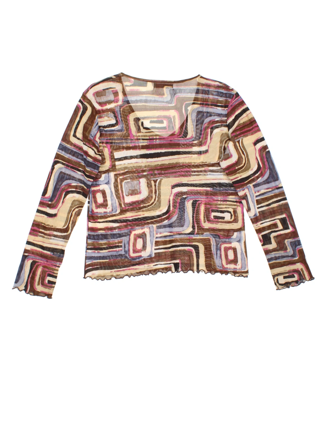 Y2K Abstract Keyhole Top (Size M)