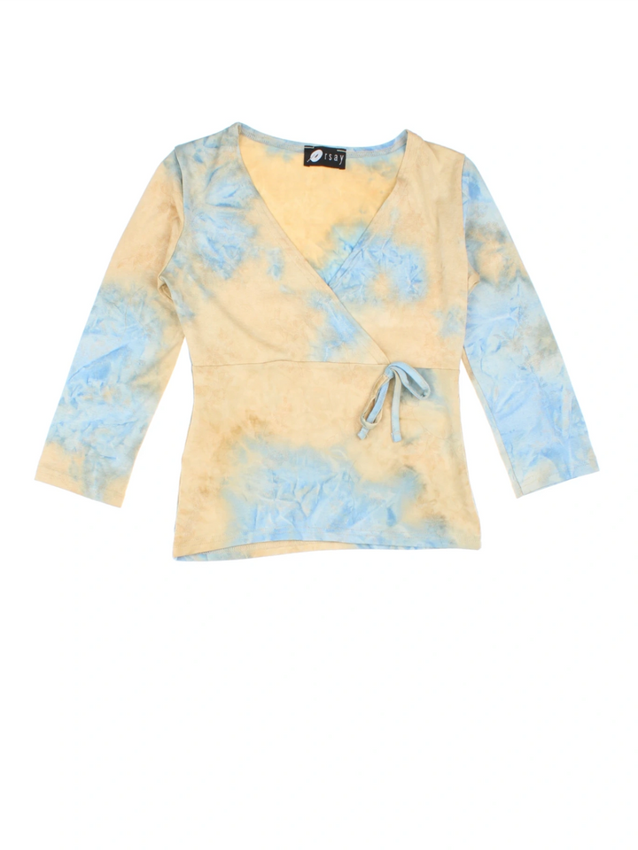 Y2K Abstract Crossover Top (Size XXS)