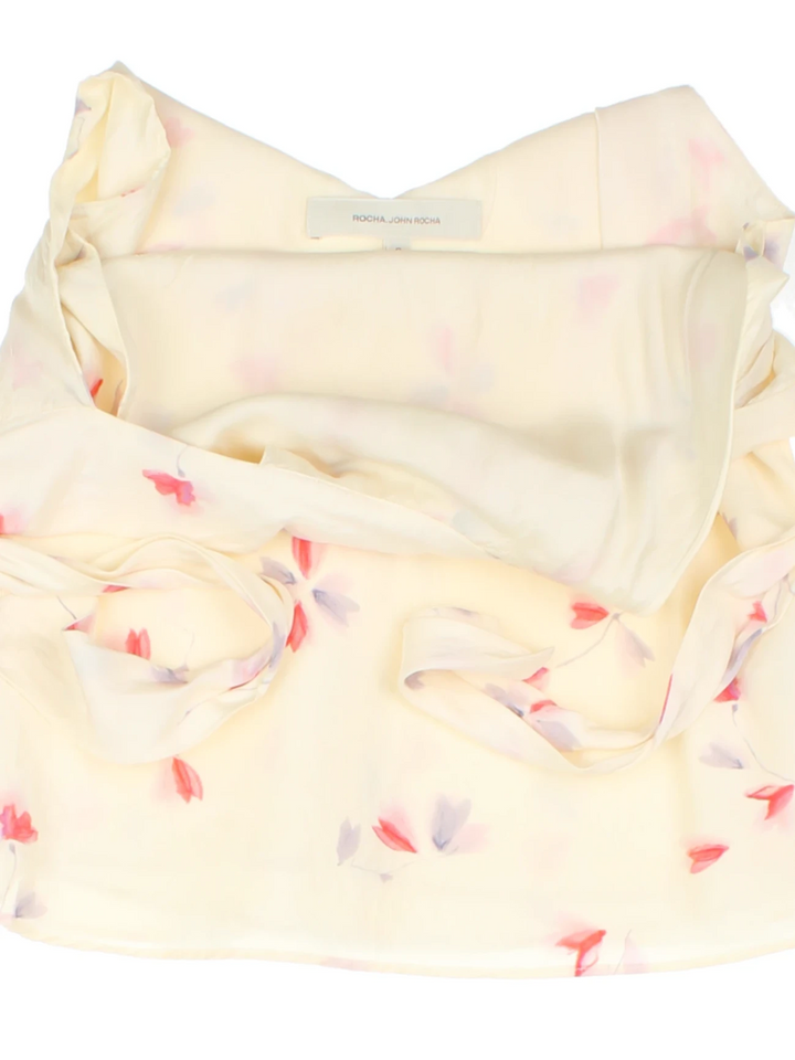 Y2K Rocha John Rocha Floral Top (Size XS)