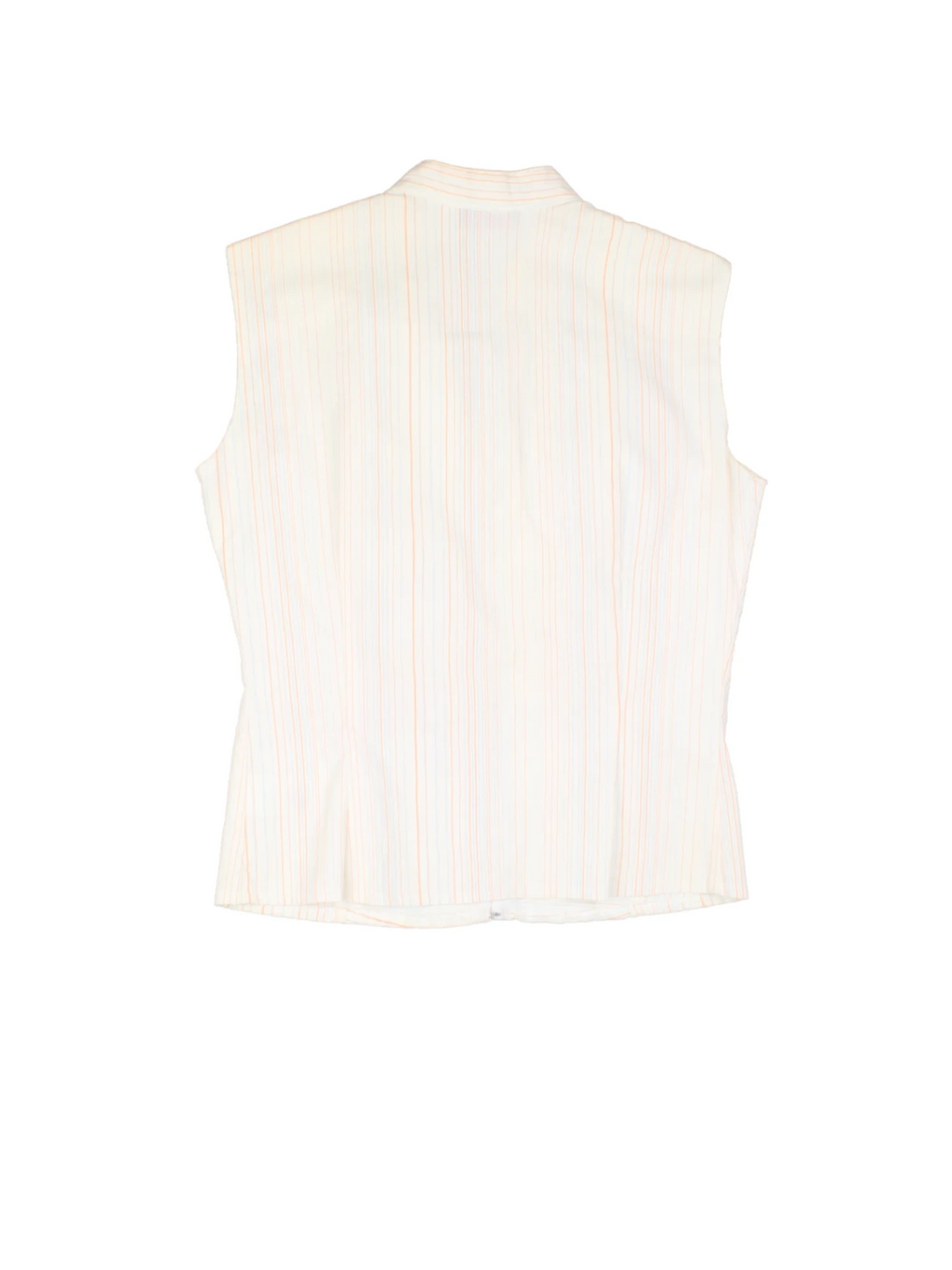 Y2K Ruched Stripe Top (Size S)