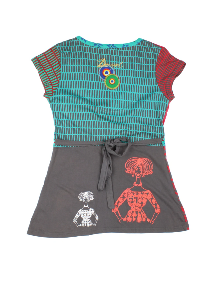 Y2K Desigual Patchwork Top (Size S)