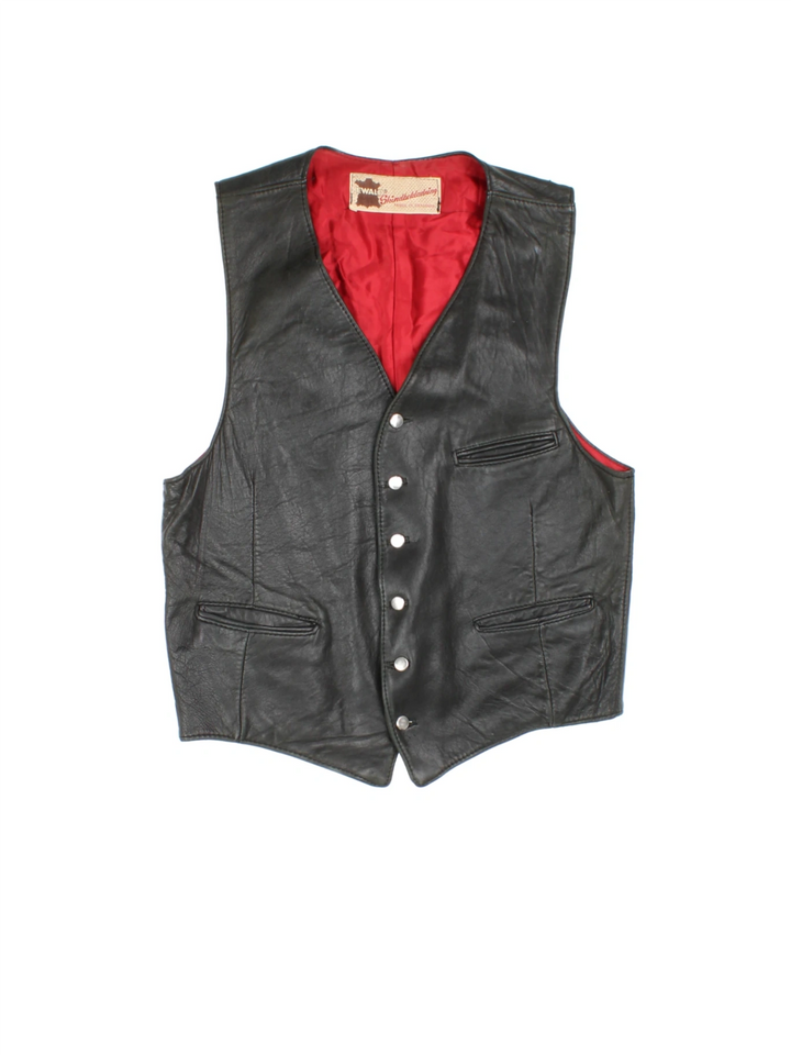 Western Leather Vest (Size XS)