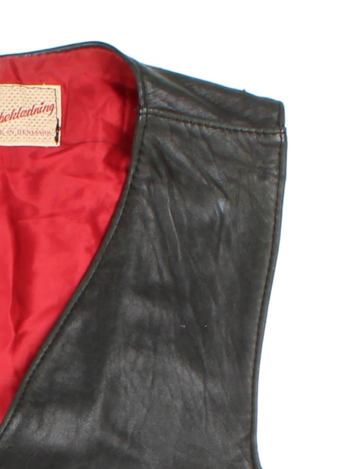 Western Leather Vest (Size XS)