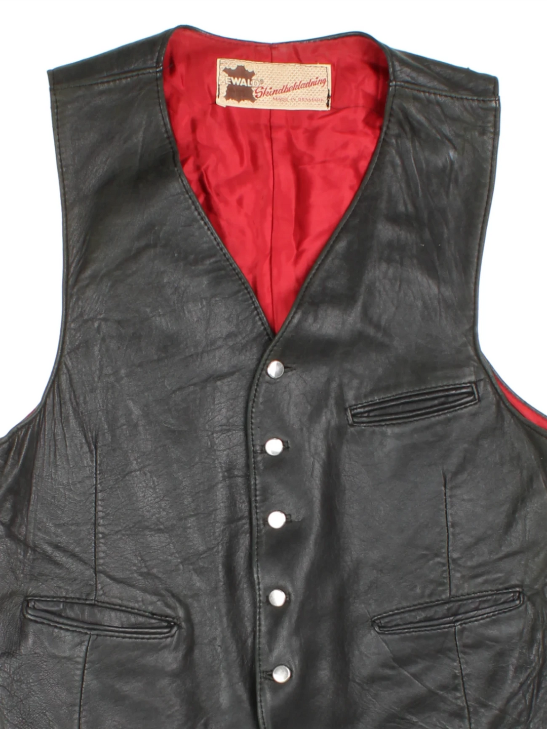 Western Leather Vest (Size XS)
