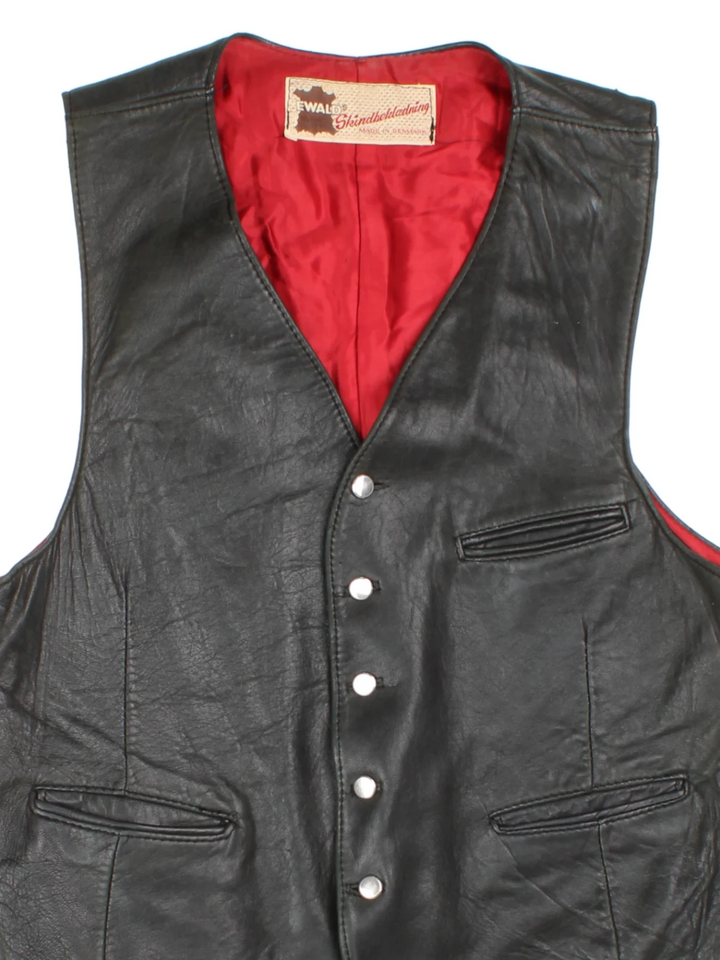 Western Leather Vest (Size XS)