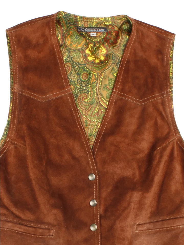 70's Suede Vest (Size XS)
