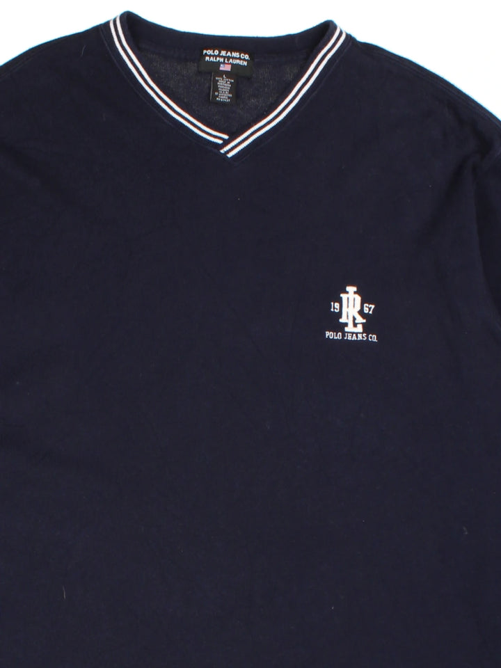 Ralph Lauren V Neck Sweatshirt (Size L)