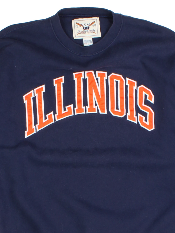 90's Vintage Oarsman Illinois Sweatshirt (Size M)