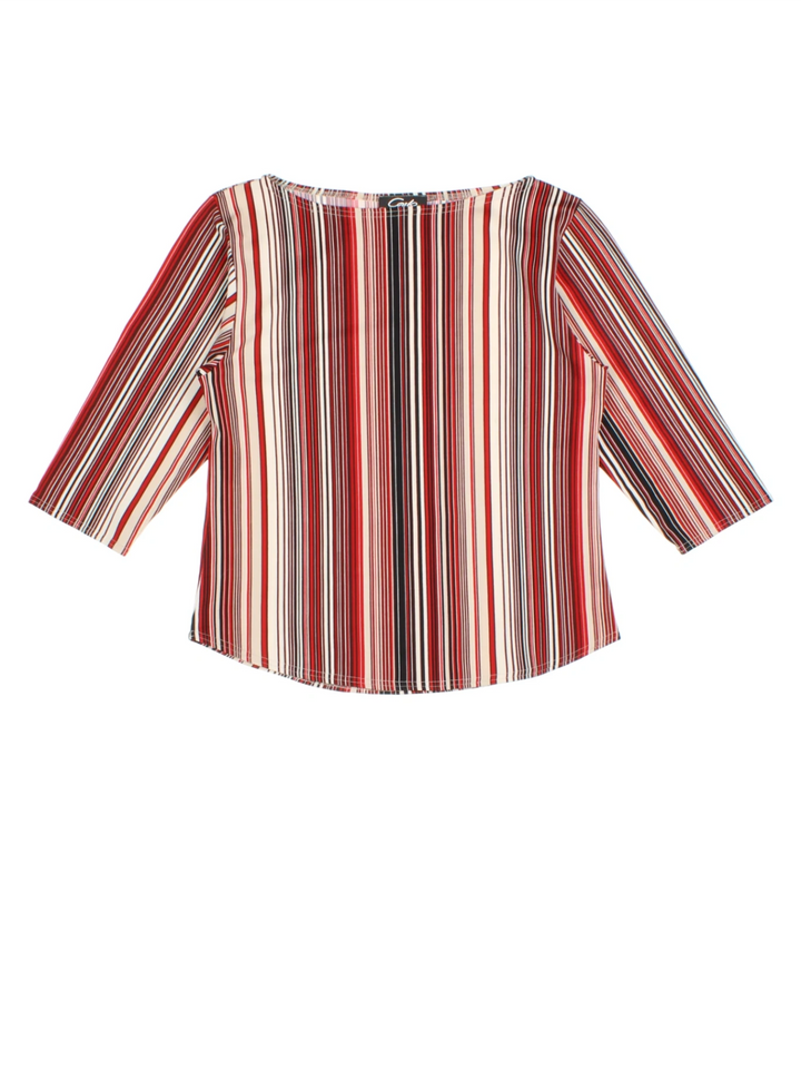 Y2K Striped Top (Size M)