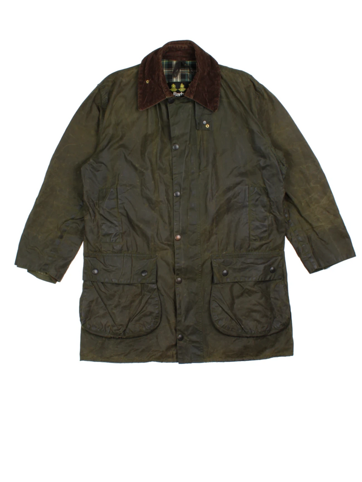 Barbour Border Waxed Jacket (Size L)