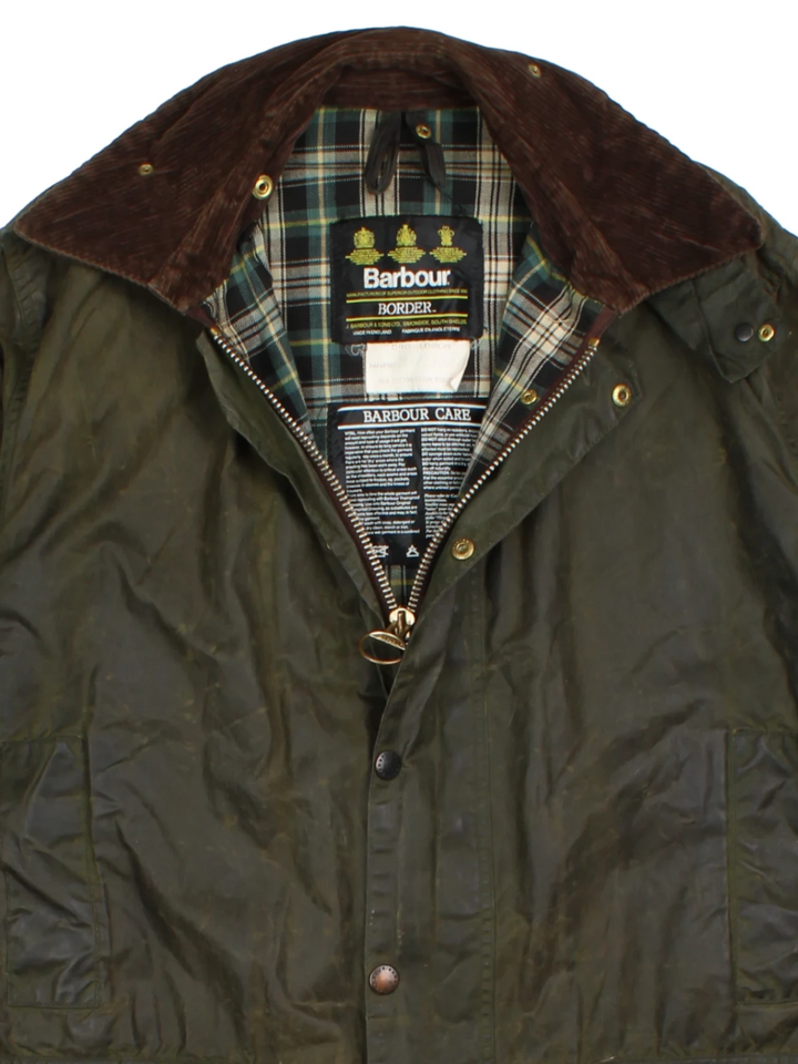 Barbour Border Waxed Jacket (Size L)