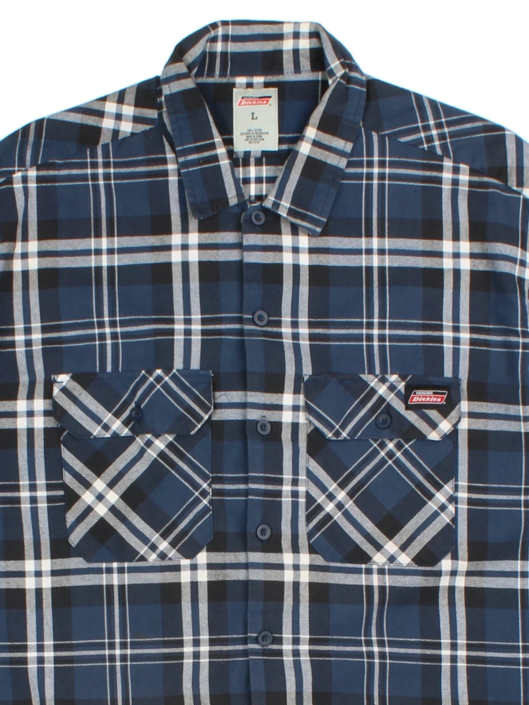 Dickies Checked Shirt (Size L) - VintageFolk