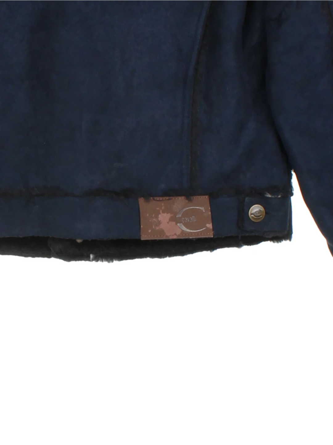 Y2K Shearling Trucker Jacket (Size XS)