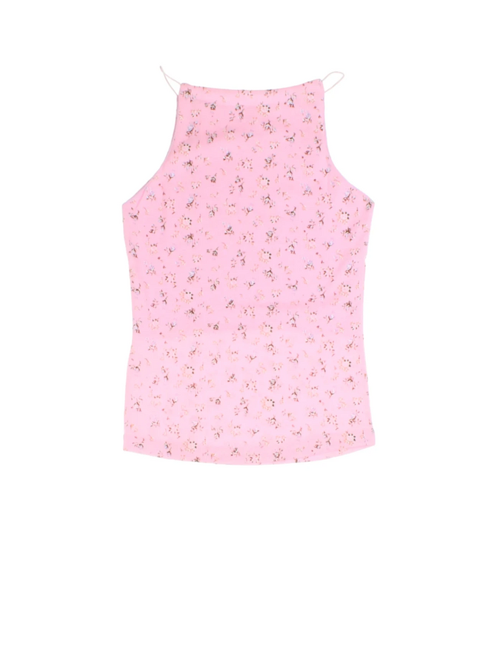 Y2K Floral Vest (Size XXS)