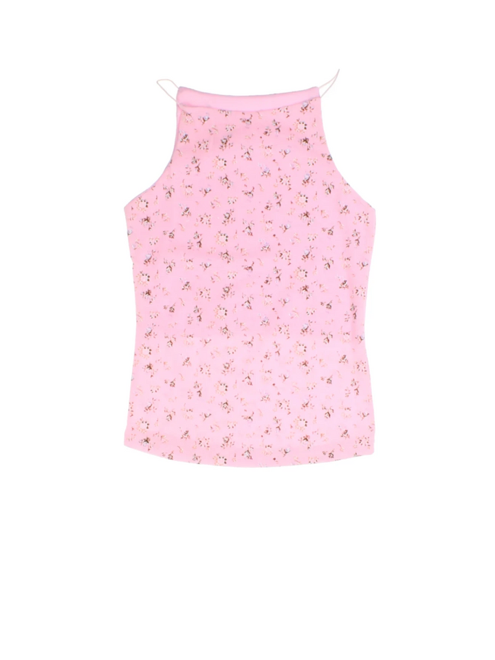 Y2K Floral Vest (Size XXS)