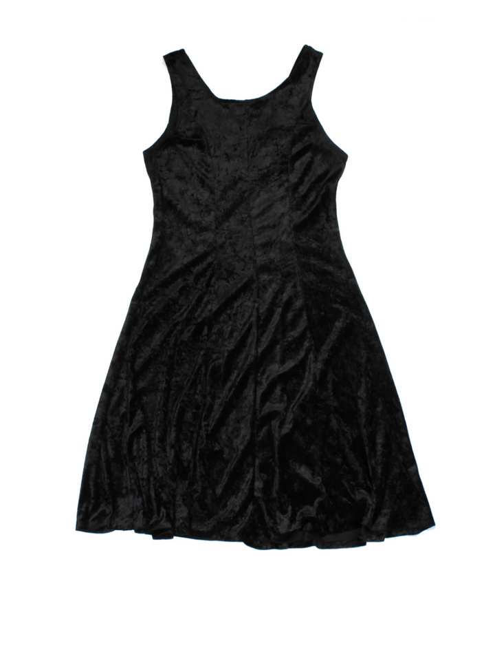New Look Velvet Midi Dress (Size M)